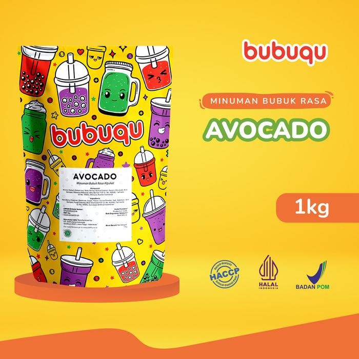 

Tersedia Bubuk Minuman Avocado Milk 1Kg - Bubuqu Minuman Alpukat Susu