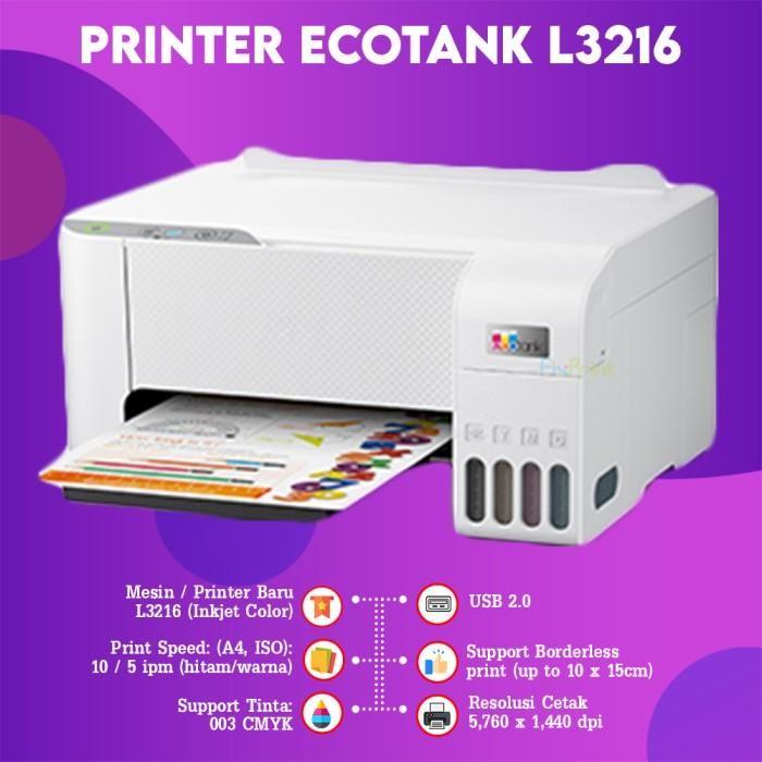 Printer Epson L3210 EcoTank All in One - pengganti Epson L3110