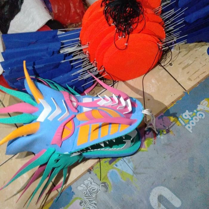 (Good) Layangan naga Mini diameter 20cm