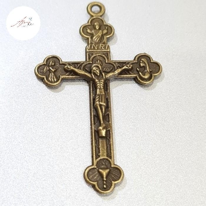 

ASLI SALIB BRONZE ANTIK per set READY STOCK