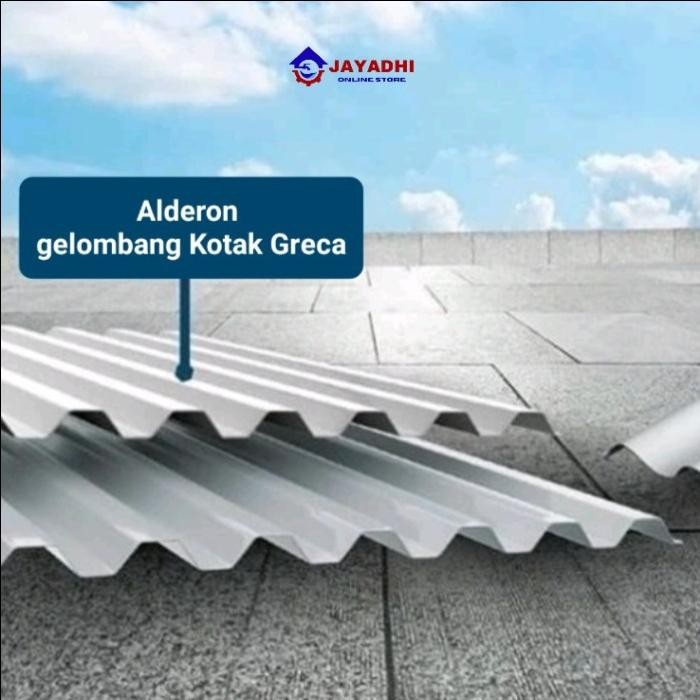 *#*#*#] Atap uPVC Alderon RS - Gelombang KOTAK - Single Layer GRECA