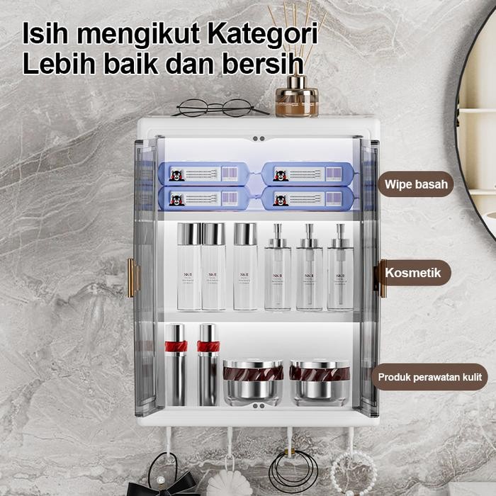 Sa Rak Dinding Sederhana-Rak Dinding Cantik-Rak Kamar Mandi-Rak Bumbu Dapur-Lemari Dinding Dapur