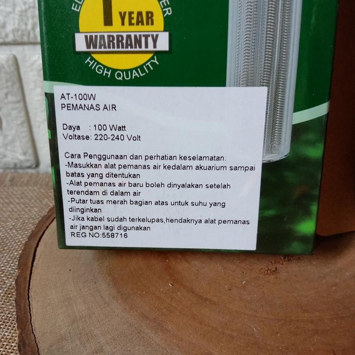 Terlaris Atman Heater 100Watt Penghangat Aquarium Heater Atman 100Watt