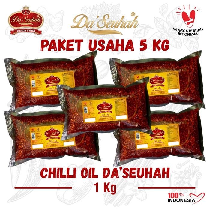 

PAKET USAHA 5Kg CHILLI OIL DASeuhah by FAHDA FOOD