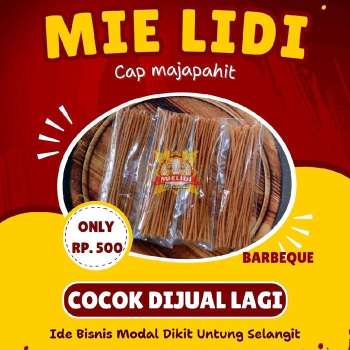 

Mie Lidi Kemasan Kecil Rasa Bbq Isi 105 pcs Snack Cemilan