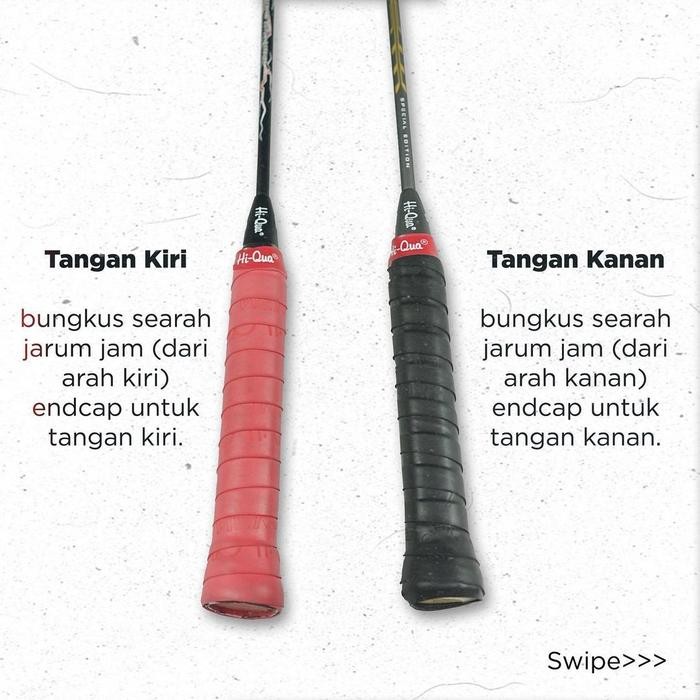 Hi-Qua Grip Raket Badminton Bulutangkis Karet Anti Slip
