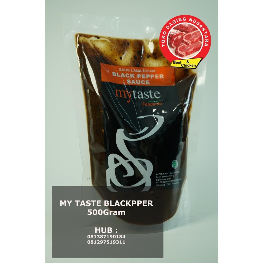 

My Tate Bla Pepper Auce 500Gr