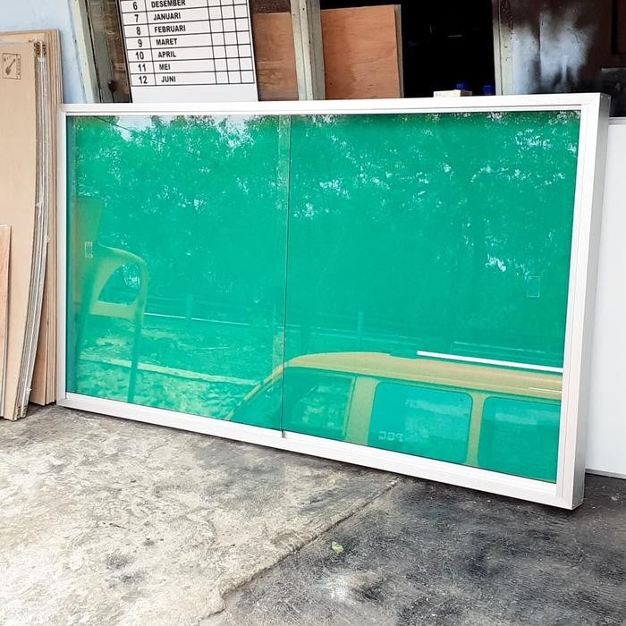 Mading Softboard Kaca 120 180 Cm