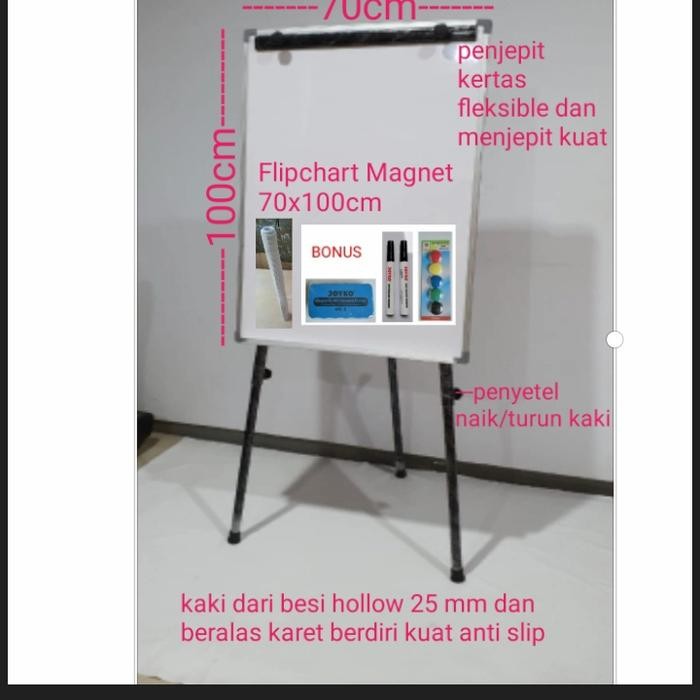 

Flipchart UP-DOWN/Papan Presentasi Magnet ZETTAKI 70x100cm