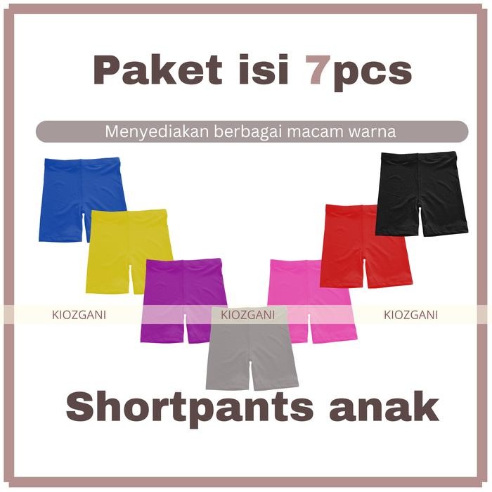Pilihan- Paket Hemat 7Psc Shot Anak /Celana Daleman Anak Sd Fashion Sweet Brown Smp