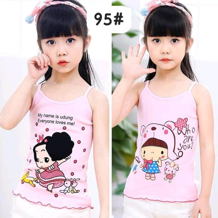 Pilihan- Kaos Dalam Anak Perempuan /Singlet Anak Perempuan /Kaos Dalam Anak Motif /Singlet Anak