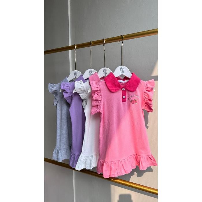 Domi Polo Dress Polo Dress Anak Perempuan Dress Import Anak Perempuan