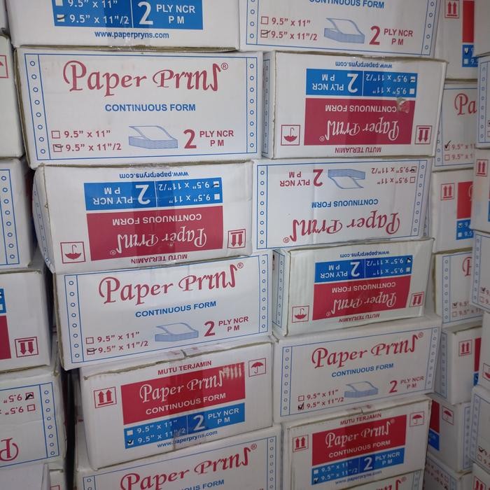 

Paperprint 9.5 X 11 2Ply Full Atau Bagi 2
