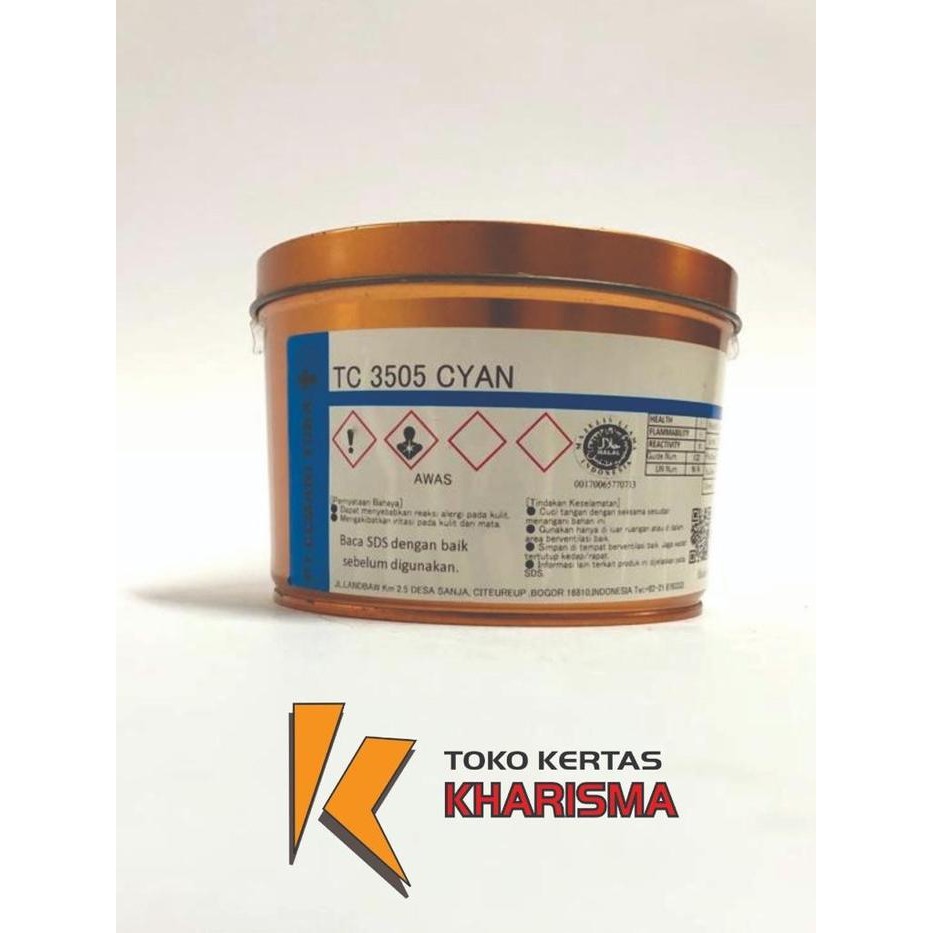 

Tinta Cetak , Cemani Toka , Tc 3505 Cyan