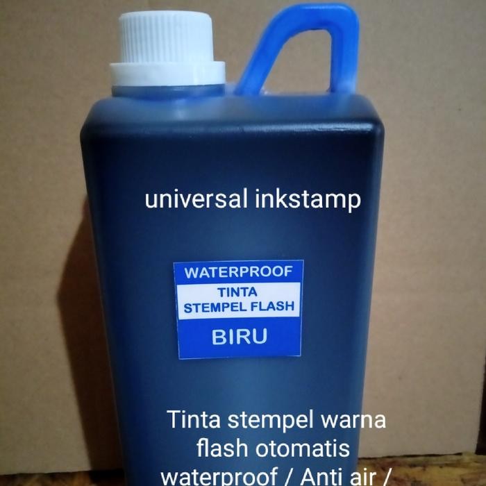 

Tinta Stempel Flash Anti Air, Anti Luntur,( Tinta Waterproof ) 1 Liter
