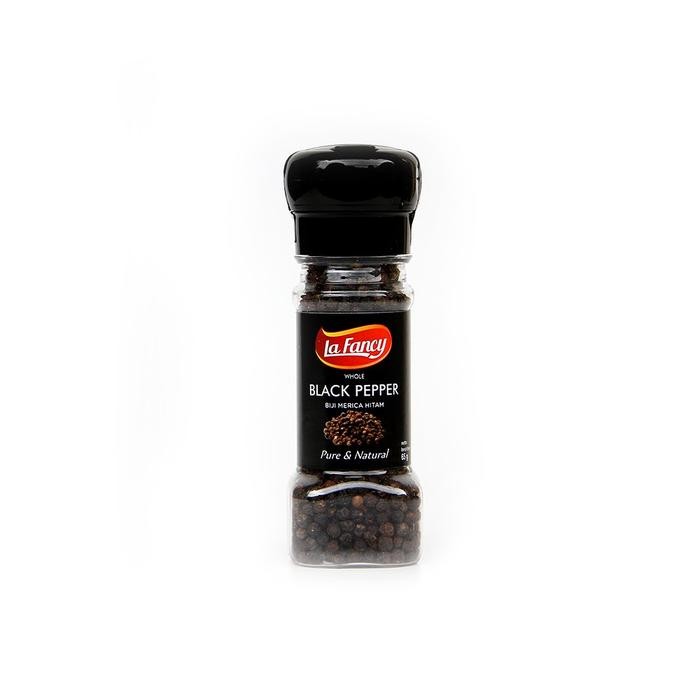 

La Fancy Foods Merica / Lada Hitam Biji Murni Tutup Grinder 65g Spices