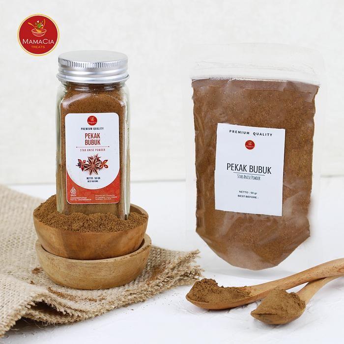 

Mamacia Treats Pekak Bubuk / Bunga Lawang Bubuk / Star Anise Powder Rempah JSR Premium 50 gr