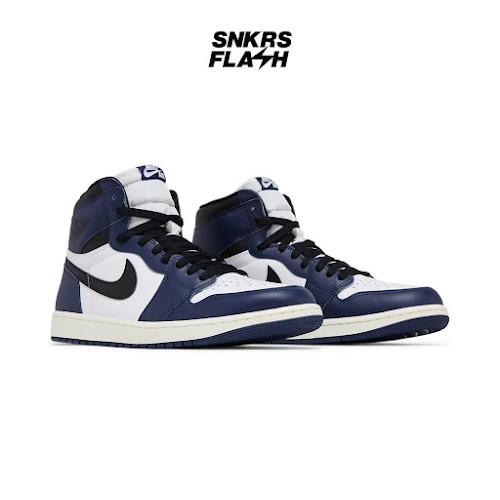 NIKE Air Jordan 1 Retro High Og Midnight Navy Sepatu Sneakers Pria - DZ5485401 - Size 47.5