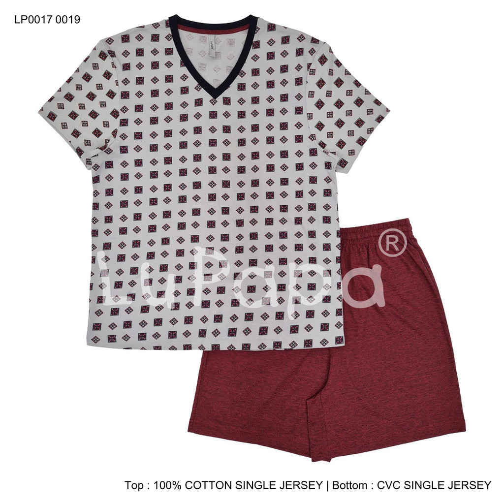 LuPapa Baju Tidur Pria Pajamas One Set Laki Laki / LP0017 Group 1