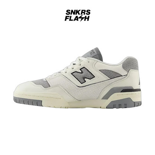 NEW BALANCE 550 Sea Salt Slate Grey Sepatu Sneakers Pria - BB550LEM - Size 45