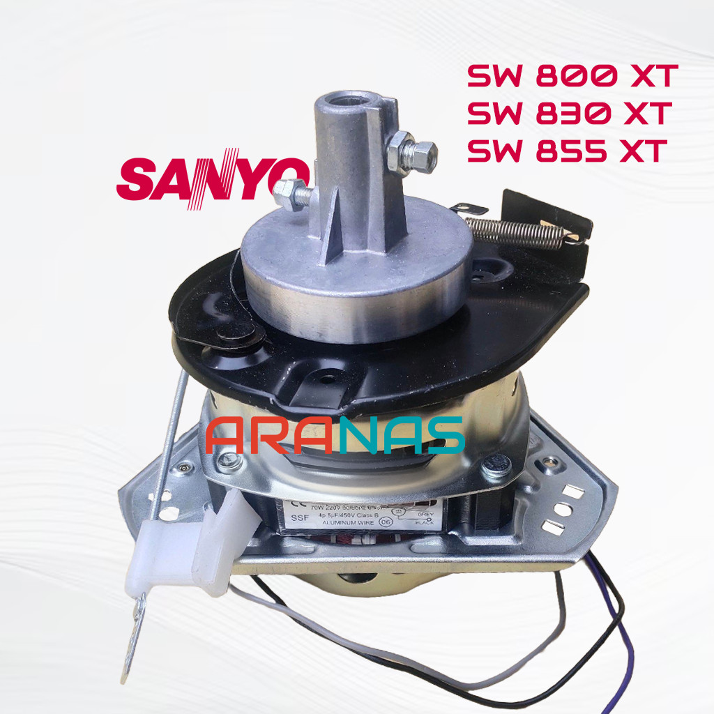 DINAMO SPIN SET REM PULLY SANYO 8 Kg SW800XT SW830XT SW855XT Motor Pengering Mesin Cuci 2 Tabung SW 