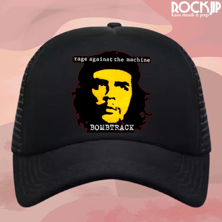 Jual Custom Topi Distro Tucker  Jaring Snapback Musik Pria Wanita Band Fashion Outdoor Che Guevara 8