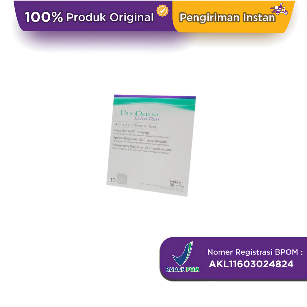 Duoderm Extra Thin 10X10 cm
