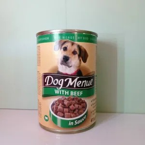 Dog Menue with Beef 415 gr