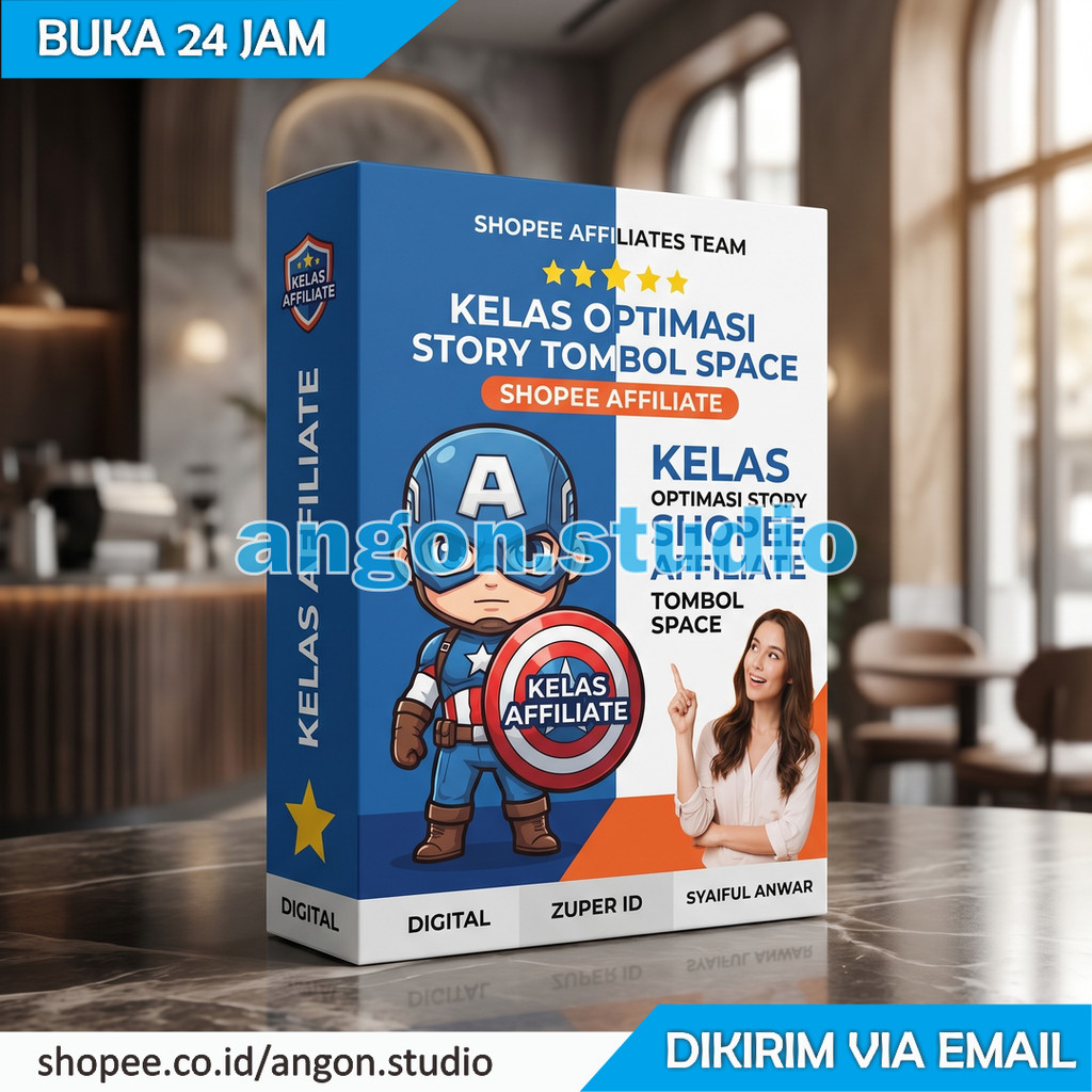 Rahasia Sukses Shopee Affiliate - Paket Kelas Optimasi Story & Kelas Affiliate