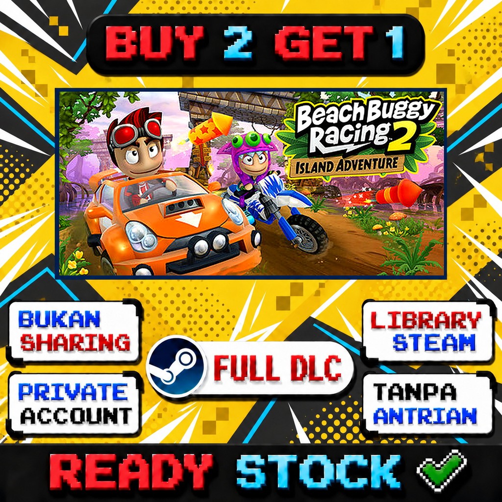 Beach Buggy Racing 2 Island Adventure Private Steam Promo Beli 2 Gratis 1
