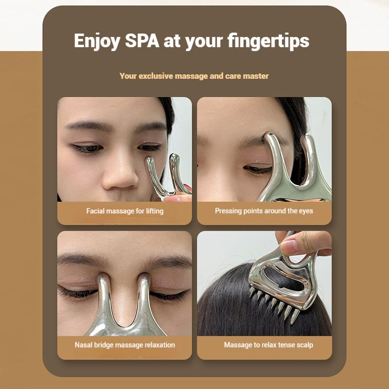 Professional Stainless Steel Gua Sha Tools Deep Tissue Release Therapy IASTM Scraping Board