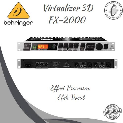 Behringer Virtualizer 3D FX2000 Effect Processor Efek Vocal FX-2000