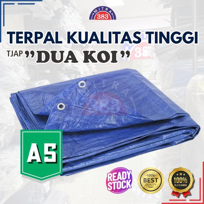 PREMIUM Terpal Plastik A5 Tebal 2x3 2x4 3x3 3x4 3x5 4x5 4x6 4x7 Penutup Barang Alas Jemur Padi