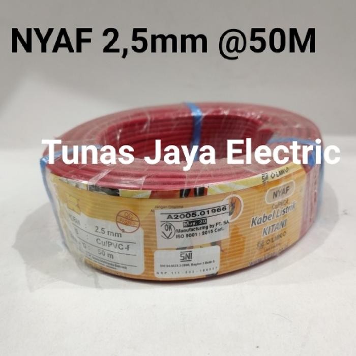 KABEL SERABUT NYAF 1 X 2,5MM 50MM KITANI (SNI)