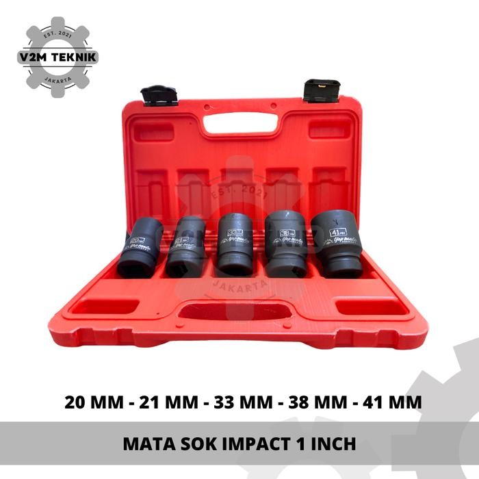 TJAP MATA Mata Sok Impact 1 Inch (SET 5 pcs) / Mata Shock Impact 1" / Mata Impact 1 Inch Set / Mata