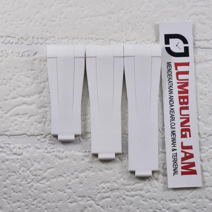 ROLEX RUBBER B WHITE RUBBER STRAP