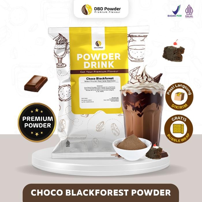 

Tersedia Bubuk Minuman Choco Blackforest 1kg - Powder Cokelat Shopee