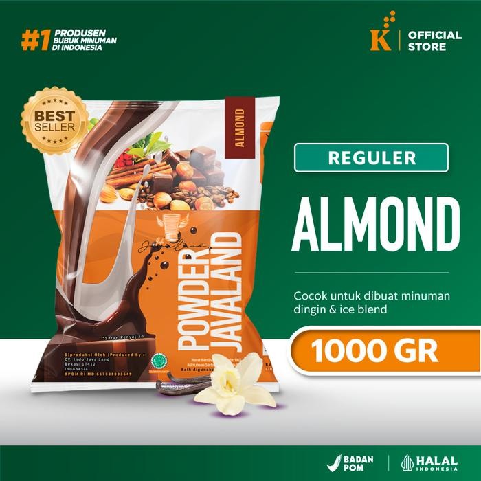 

Tersedia Bubuk Minuman Bubble Drink Almond 1 Kg - Javaland Halal