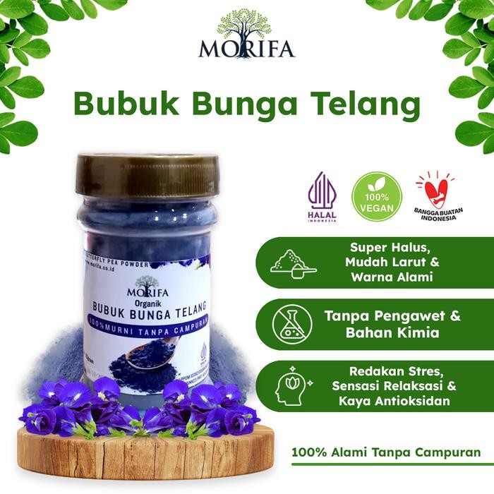 

Tersedia Bubuk Telang Food Grade Butterfly Pea Powder 100g - Minuman Herbal Shopee