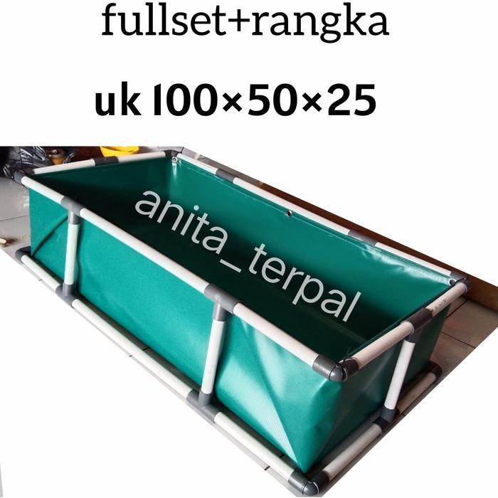 Tekira.store kolam terpal fullset orchid