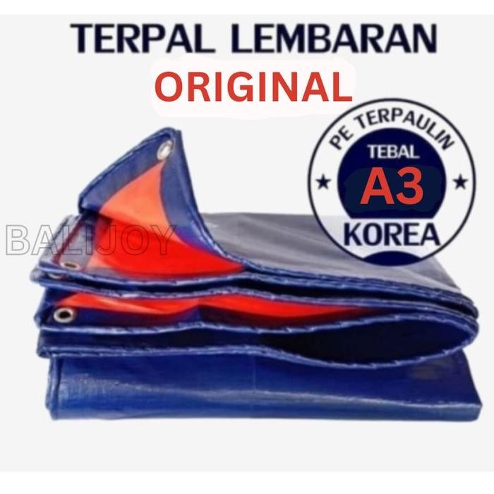 Tekira.store TERPAL PLASTIK A3 ORIGINAL KOREA / TERPAL KOLAM LELE / TERPAL IKAN / TERPAL KOREA /