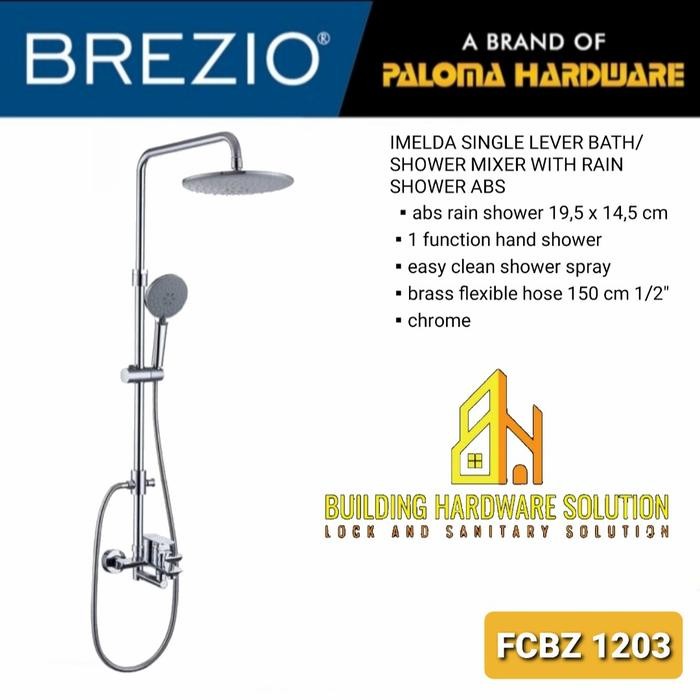 NEW PRODUK BREZIO FCBZ 1203 SHOWER TIANG COLUMN SET KERAN KRAN PANAS DINGIN MAND NANINA38