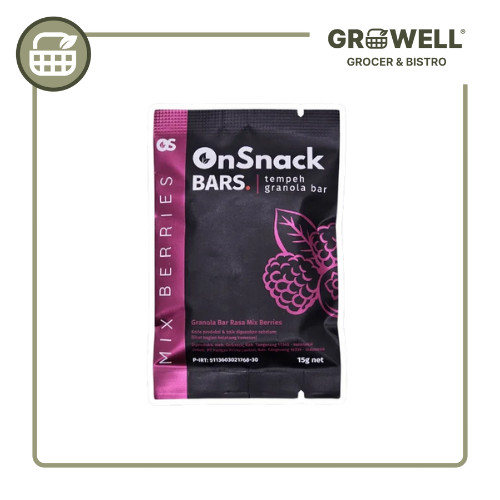 

ONSNACK BARS MIX BERRIES - TEMPE GRANOLA