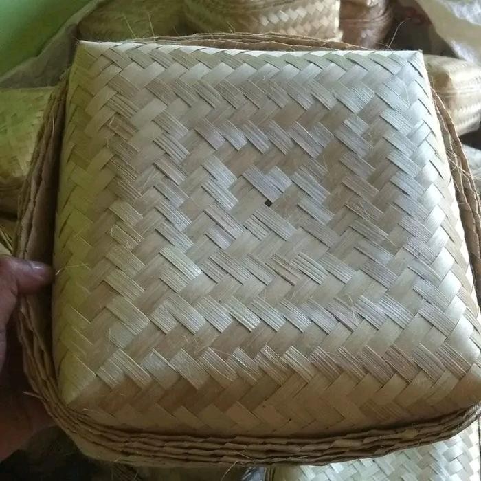 Besekraf - Besek bambu 25x25 cm Besek hampers 25x25 cm Besek bambu wakul