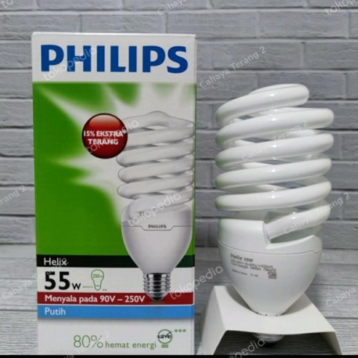 NEW PRODUK LAMPU PLC SPIRAL JUMBO 45 WATT/LAMPU HEMAT ENERGI SPIRAL 45 WATT NANINA38