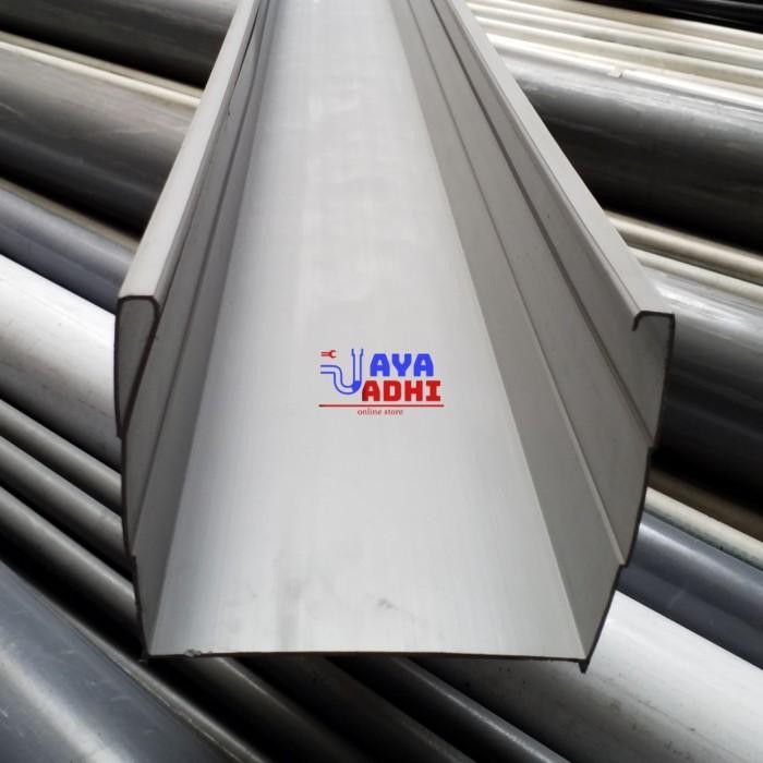 *:*:*:*:*] PVC Talang Gutter Kotak 22 cm - 1 meter