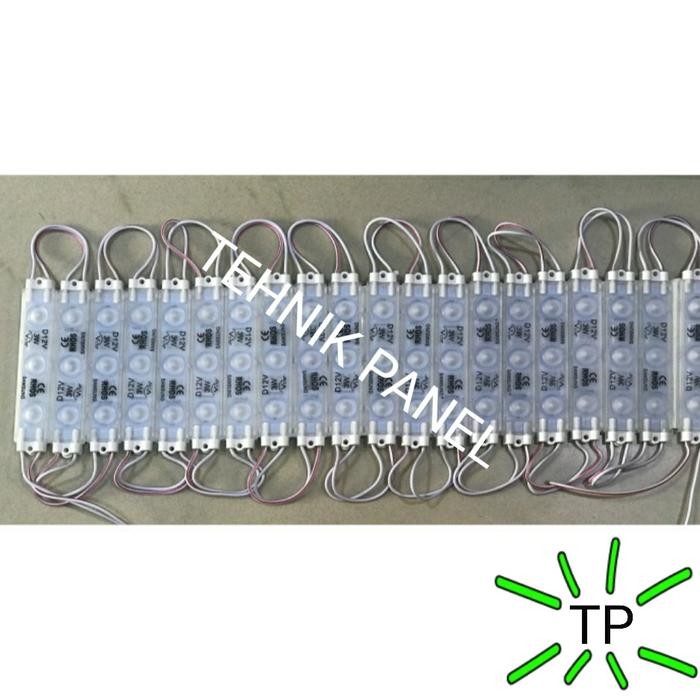 Lampu LED Samsung / LED Module Strip 3 Mata 1,5 Watt 12 Volt - Putih