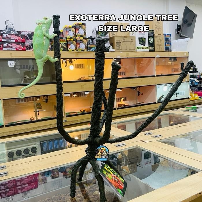 EXOTERRA JUNGLE TREE - DEKORASI RANTING POHON UNTUK REPTIL CHAMELEON CRESTED GECKO KADAL KATAK POHON