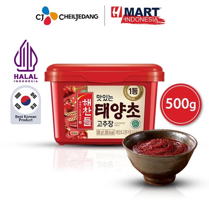 

CJ Haechandle Saus Gochujang Halal MUI - Pasta Cabai Korea 500g Halal