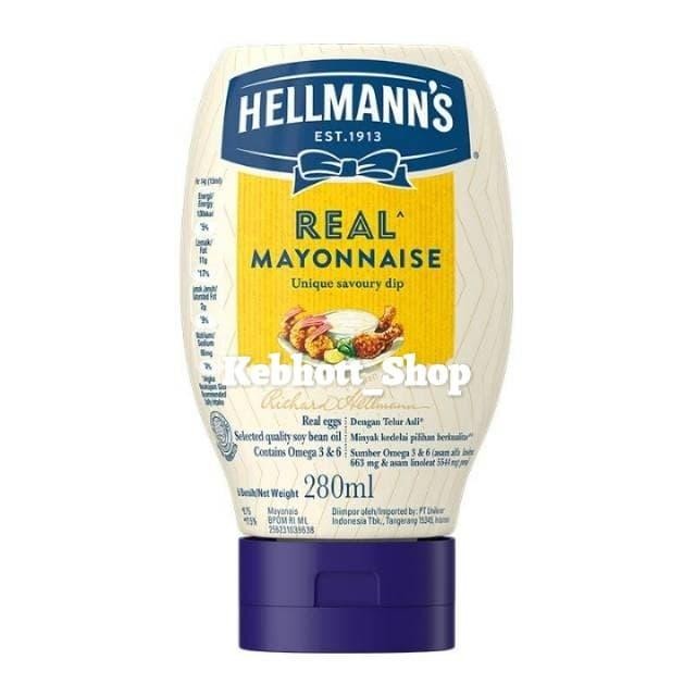 

Hellmann's Real Mayonnaise Unique Savoury Dip 280ml Hellmans Mayones